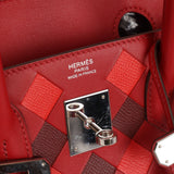 Limited Edition Hermès 2019 Rouge de Coeur Swift Tressage Retourne Birkin 30 PHW - FashioNica