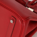 Limited Edition Hermès 2019 Rouge de Coeur Swift Tressage Retourne Birkin 30 PHW - FashioNica