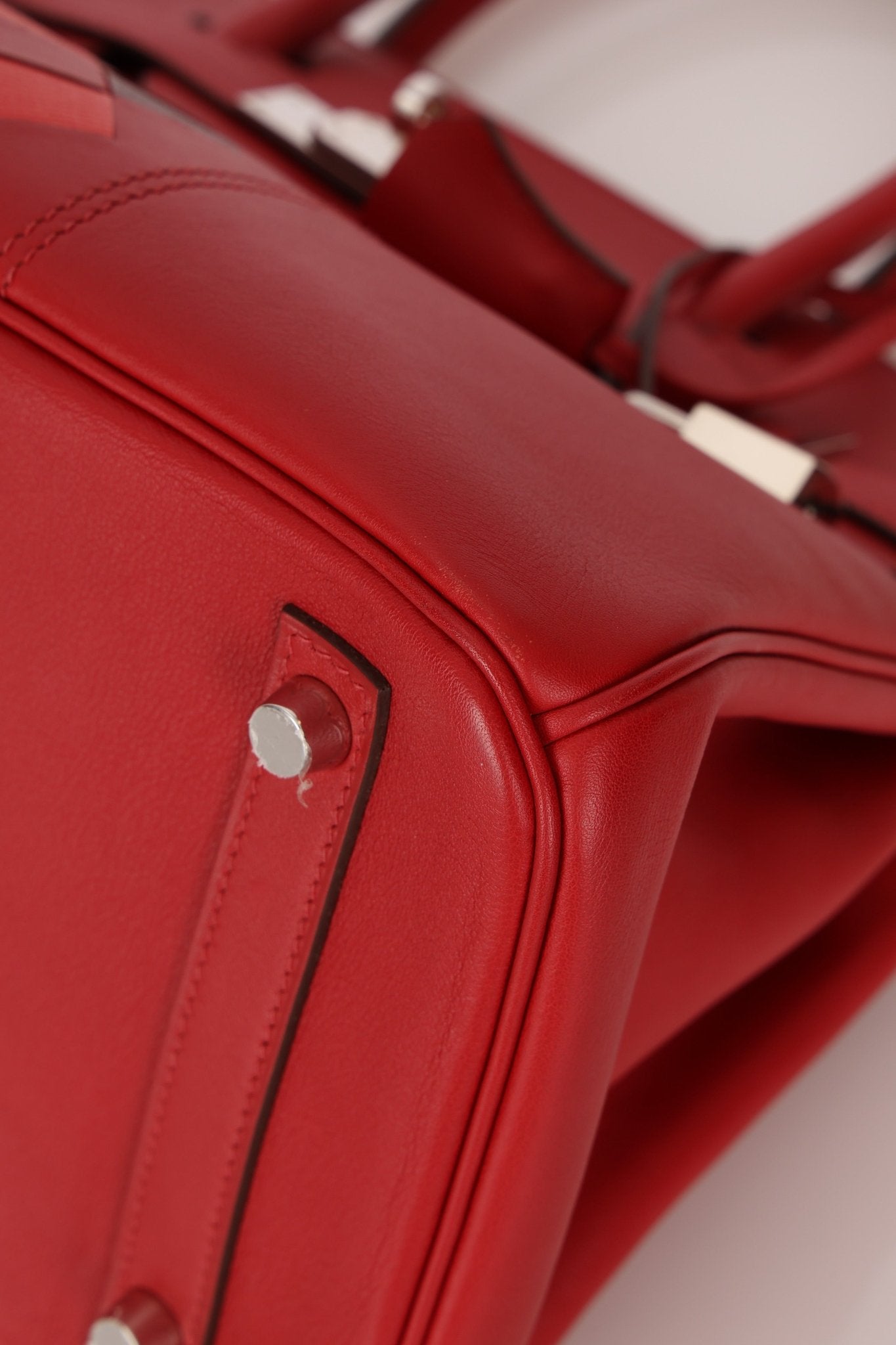 Limited Edition Hermès 2019 Rouge de Coeur Swift Tressage Retourne Birkin 30 PHW - FashioNica