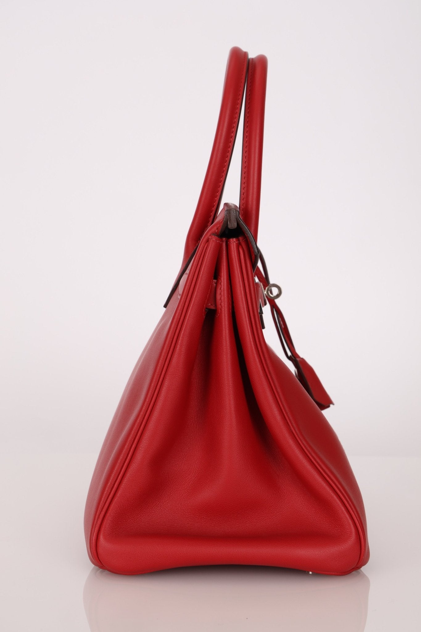 Limited Edition Hermès 2019 Rouge de Coeur Swift Tressage Retourne Birkin 30 PHW - FashioNica