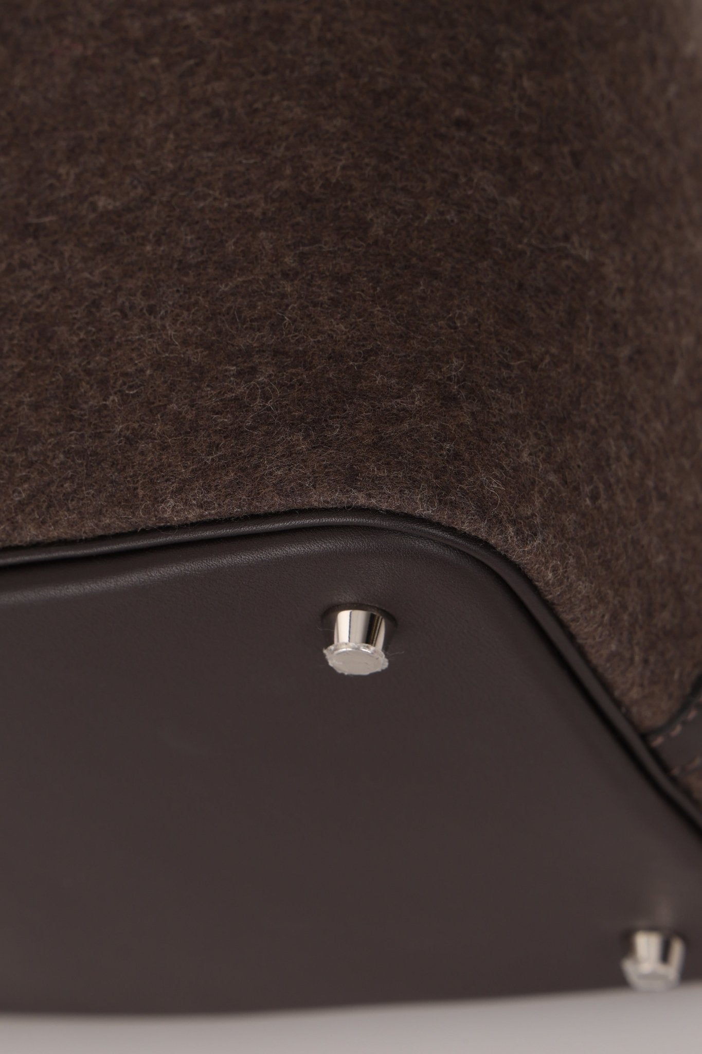 Limited Edition Hermès 2021 Ebene Swift and Wool Picotin 22 PHW - FashioNica