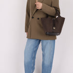 Limited Edition Hermès 2021 Ebene Swift and Wool Picotin 22 PHW - FashioNica