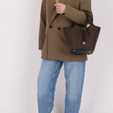 Limited Edition Hermès 2021 Ebene Swift and Wool Picotin 22 PHW - FashioNica