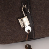 Limited Edition Hermès 2021 Ebene Swift and Wool Picotin 22 PHW - FashioNica