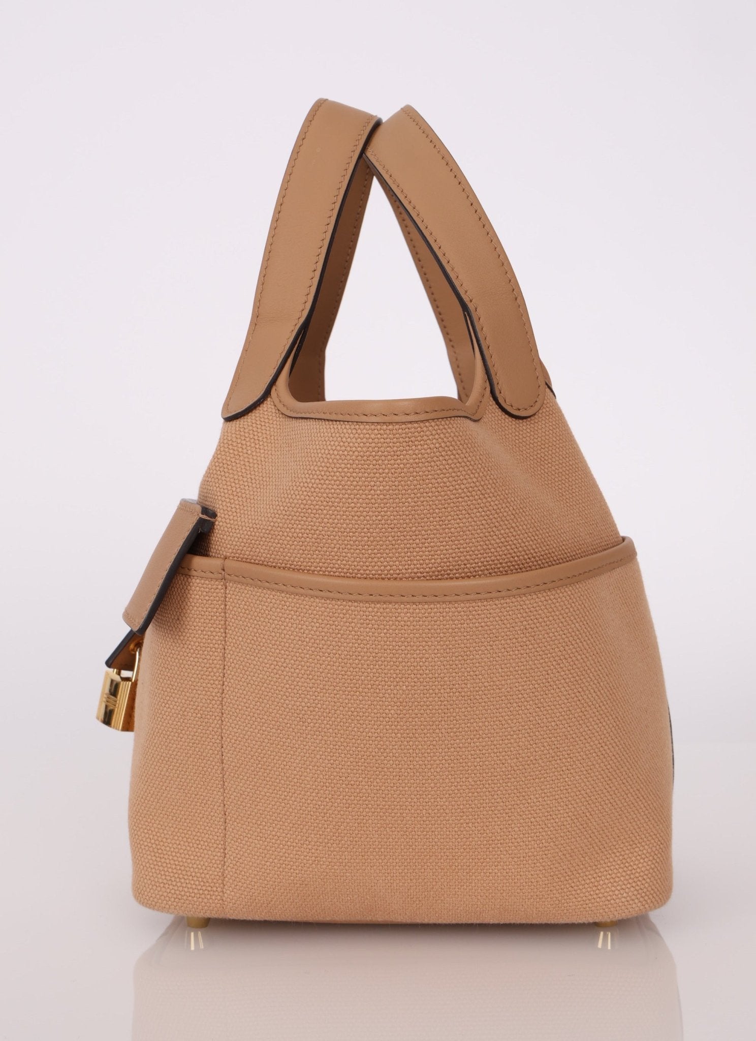 Limited Edition Hermès 2022 Chai Swift Cargo Picotin 18 GHW - FashioNica