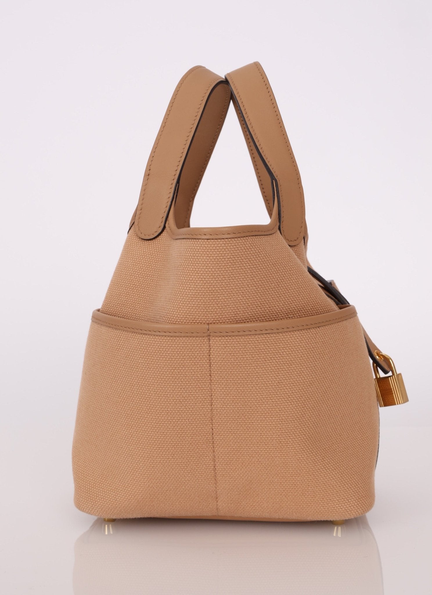 Limited Edition Hermès 2022 Chai Swift Cargo Picotin 18 GHW - FashioNica