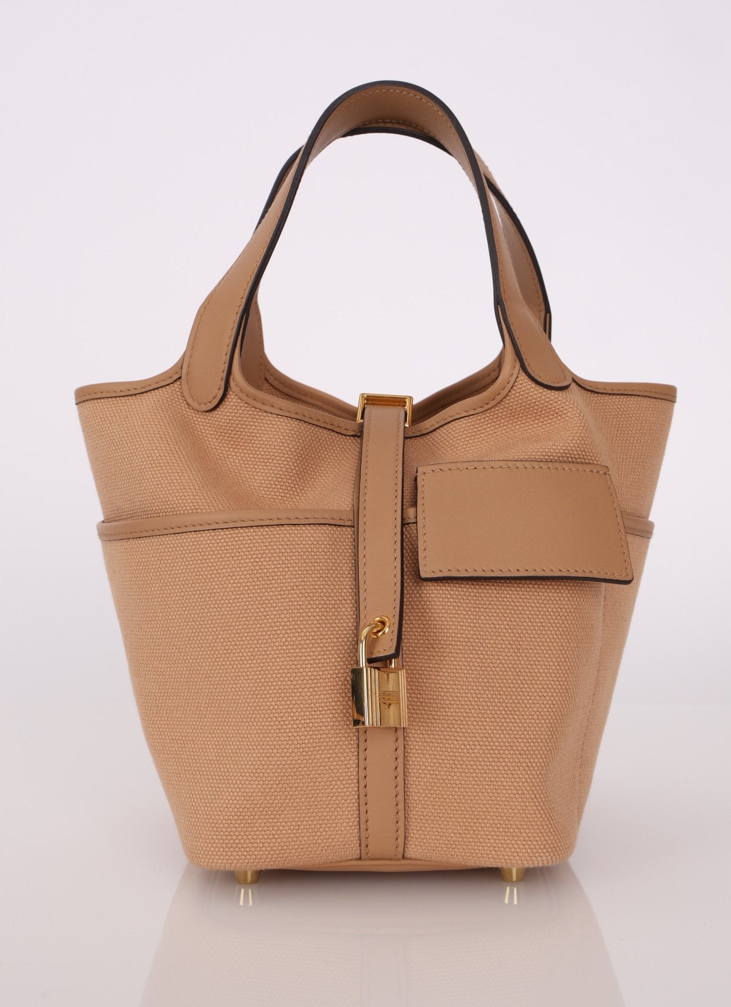 Limited Edition Hermès 2022 Chai Swift Cargo Picotin 18 GHW - FashioNica