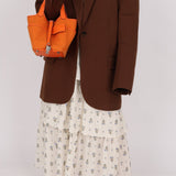 Limited Edition Hermès 2023 Orange Toile Goeland Swift Cargo Picotin 18 PHW - FashioNica