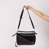 Limited Edition Loewe 2018 Whipstitch Tartan Patchwork Medium Puzzle - FashioNica