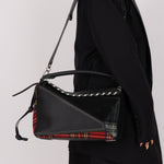 Limited Edition Loewe 2018 Whipstitch Tartan Patchwork Medium Puzzle - FashioNica