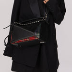 Limited Edition Loewe 2018 Whipstitch Tartan Patchwork Medium Puzzle - FashioNica