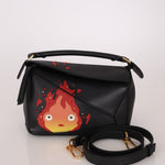 Limited Edition Loewe Calcifer Swarovski Crystal Small Puzzle Bag - FashioNica