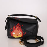 Limited Edition Loewe Calcifer Swarovski Crystal Small Puzzle Bag - FashioNica