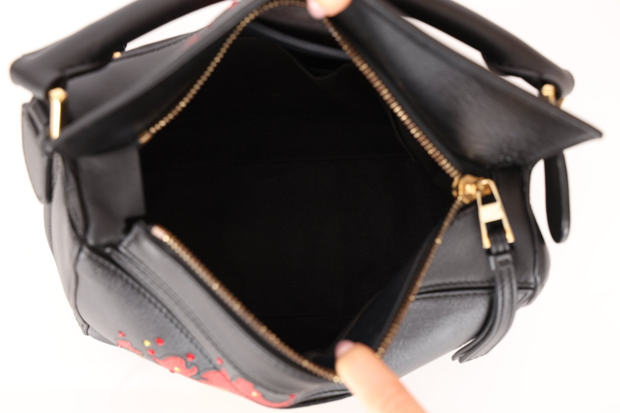 Limited Edition Loewe Calcifer Swarovski Crystal Small Puzzle Bag - FashioNica