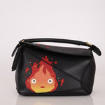 Limited Edition Loewe Calcifer Swarovski Crystal Small Puzzle Bag - FashioNica
