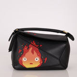 Limited Edition Loewe Calcifer Swarovski Crystal Small Puzzle Bag - FashioNica