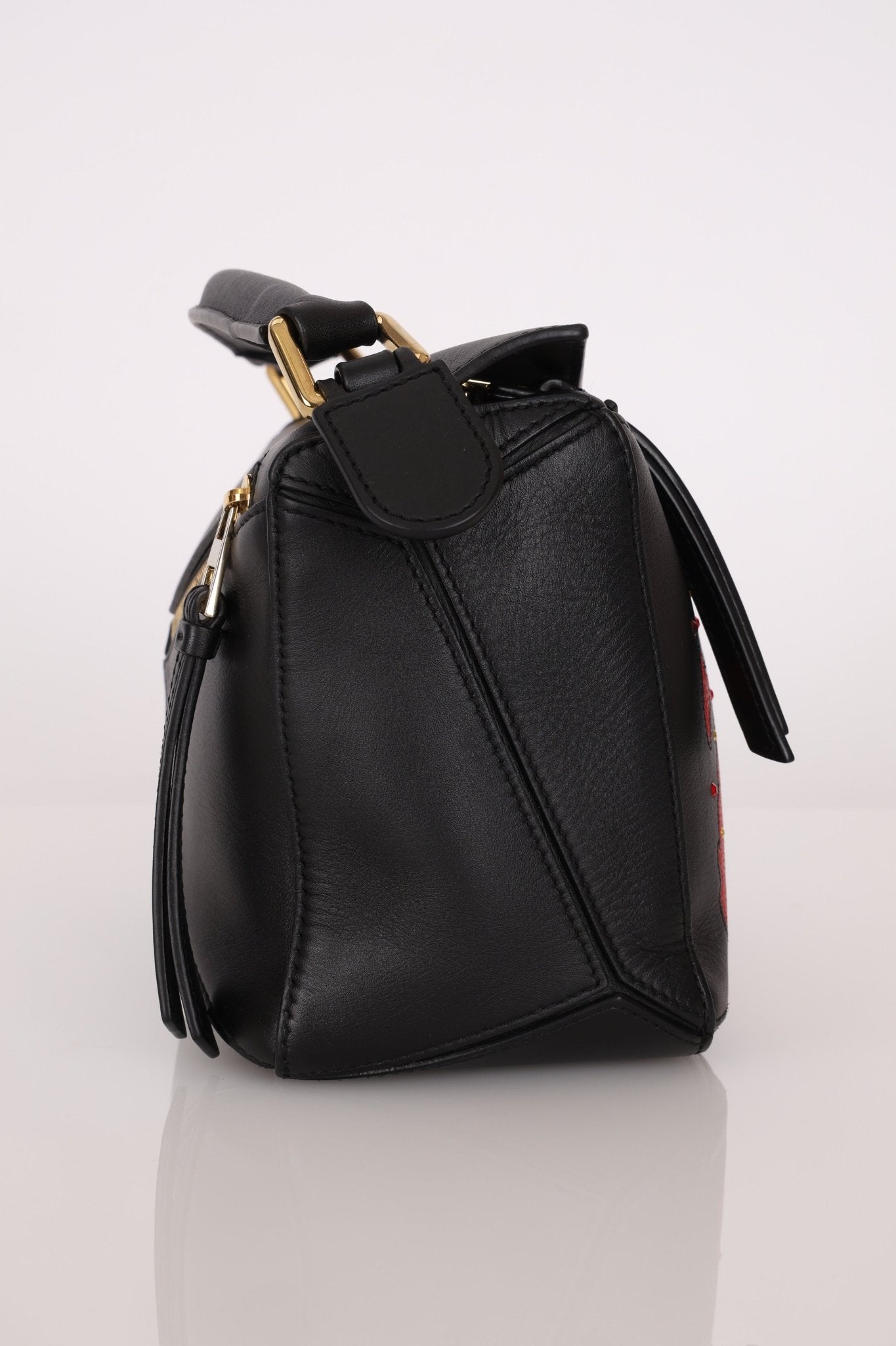 Limited Edition Loewe Calcifer Swarovski Crystal Small Puzzle Bag - FashioNica