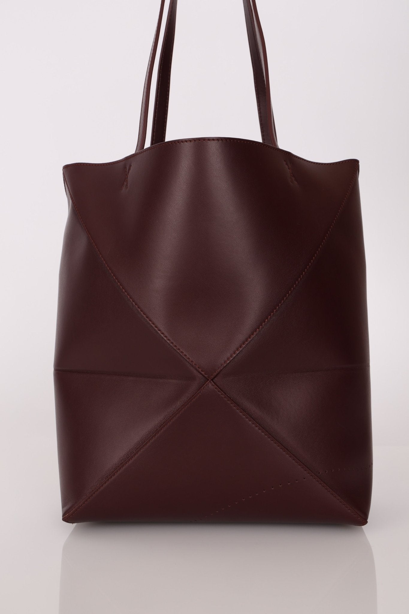 Limited Edition Loewe Calfskin Qixi Festival Hedgehog Charms Medium Fold Tote - FashioNica