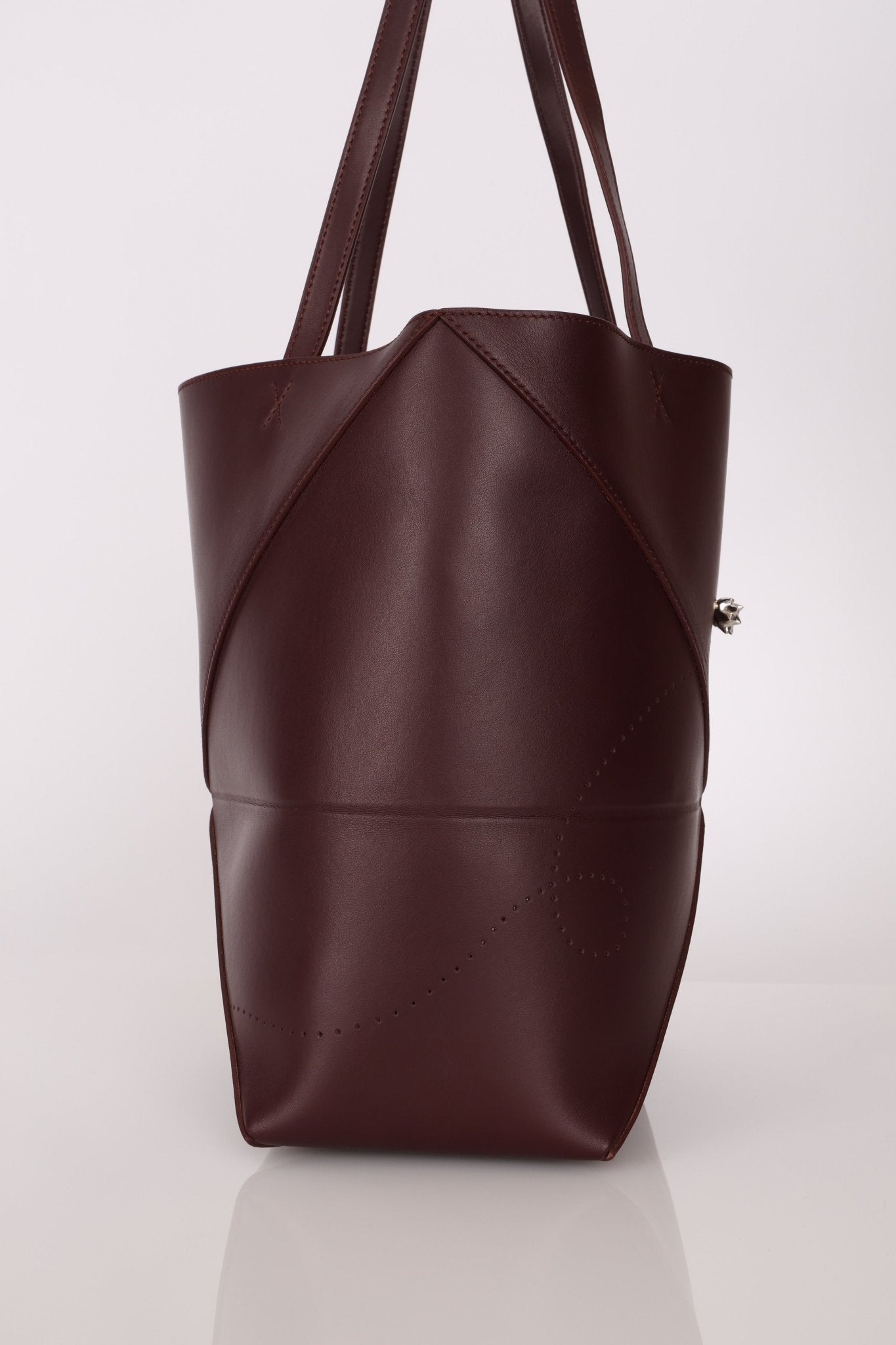 Limited Edition Loewe Calfskin Qixi Festival Hedgehog Charms Medium Fold Tote - FashioNica