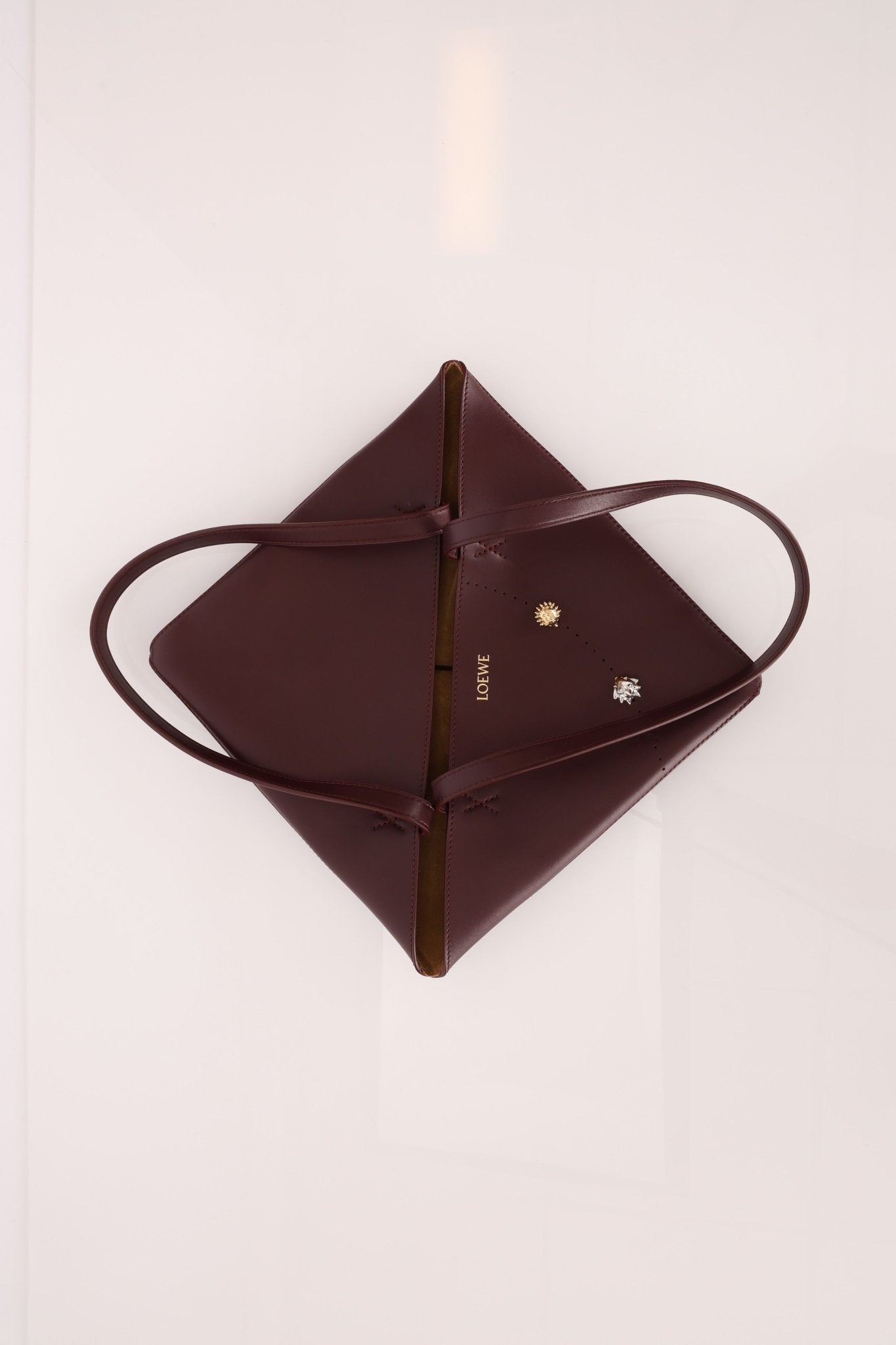 Limited Edition Loewe Calfskin Qixi Festival Hedgehog Charms Medium Fold Tote - FashioNica