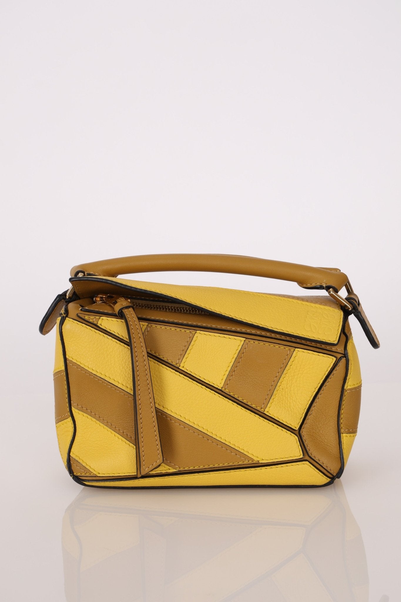 Limited Edition Loewe Rugby Stripe Yellow Ochre Mini Puzzle - FashioNica