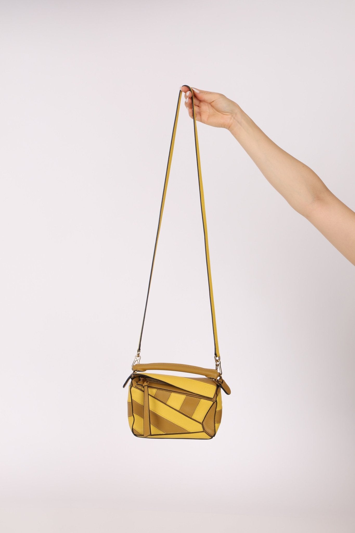Limited Edition Loewe Rugby Stripe Yellow Ochre Mini Puzzle - FashioNica