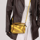 Limited Edition Loewe Rugby Stripe Yellow Ochre Mini Puzzle - FashioNica