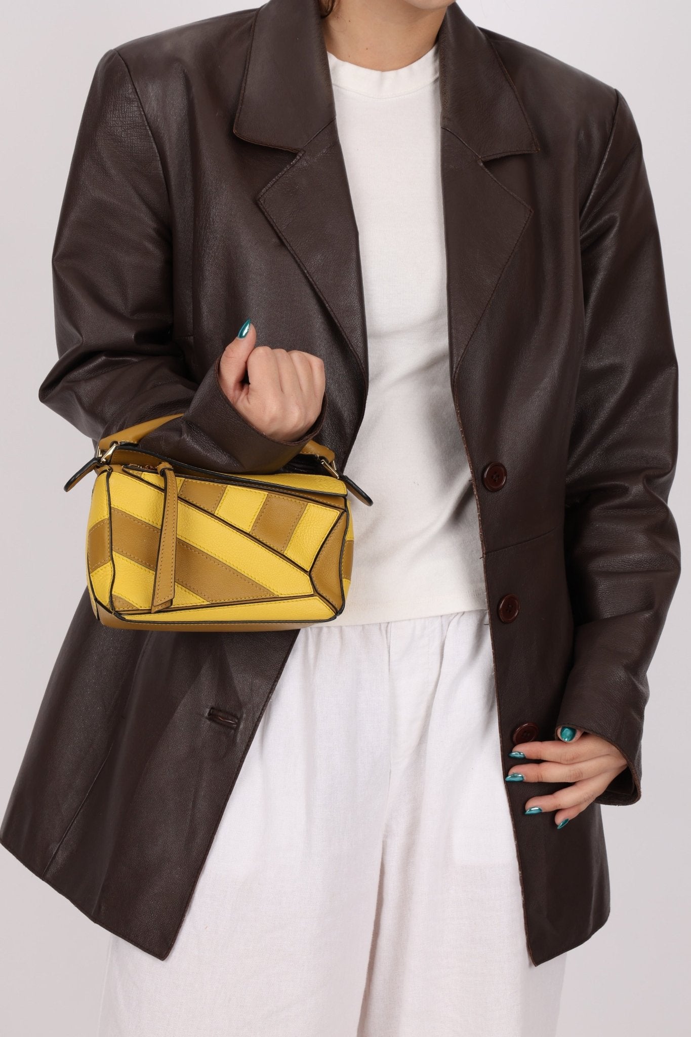 Limited Edition Loewe Rugby Stripe Yellow Ochre Mini Puzzle - FashioNica