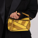 Limited Edition Loewe Rugby Stripe Yellow Ochre Mini Puzzle - FashioNica
