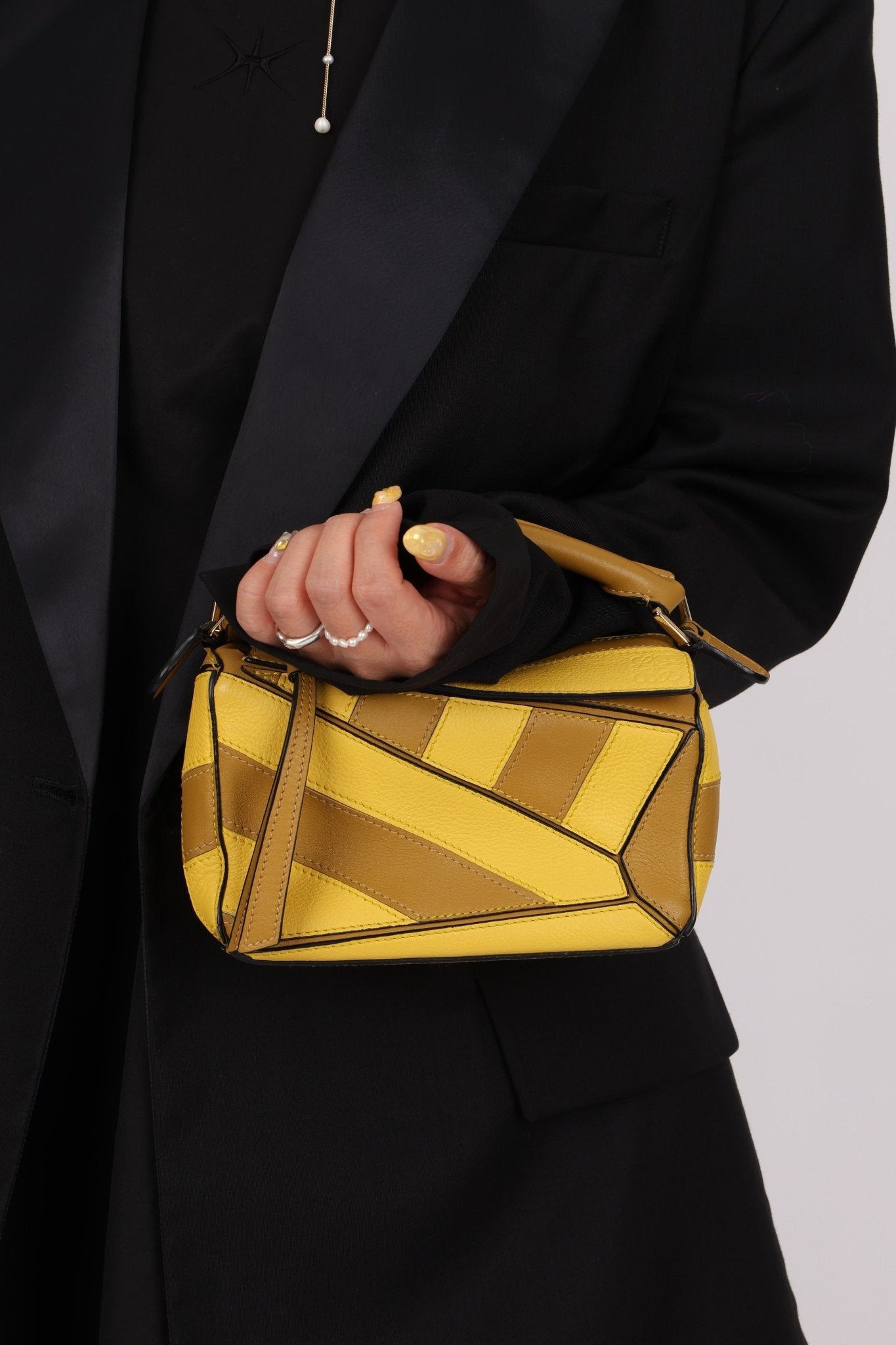 Limited Edition Loewe Rugby Stripe Yellow Ochre Mini Puzzle - FashioNica