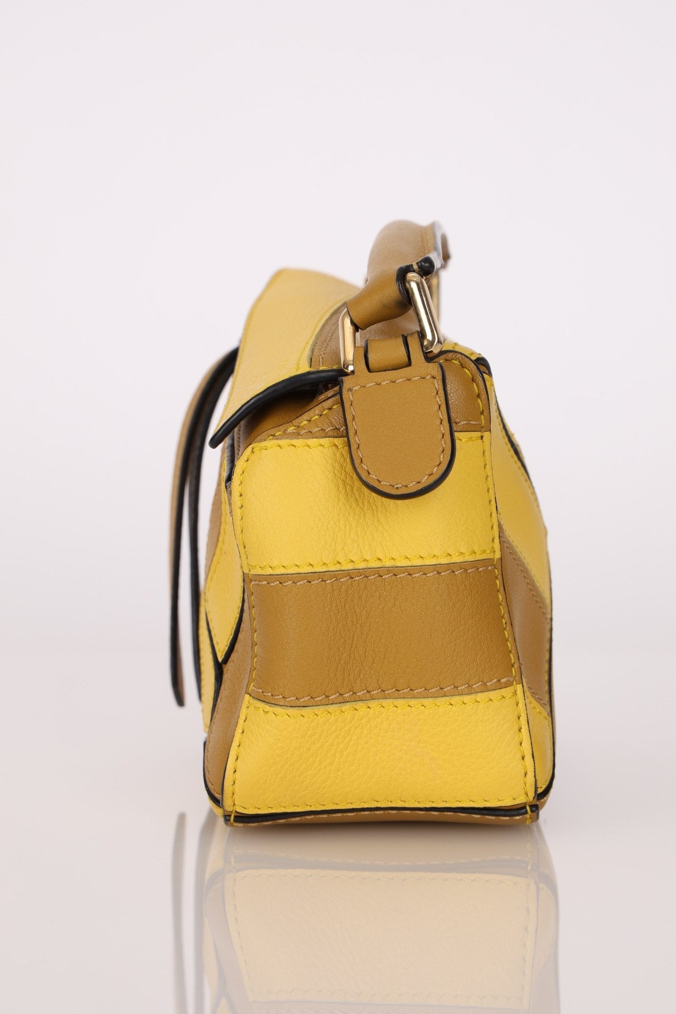 Limited Edition Loewe Rugby Stripe Yellow Ochre Mini Puzzle - FashioNica