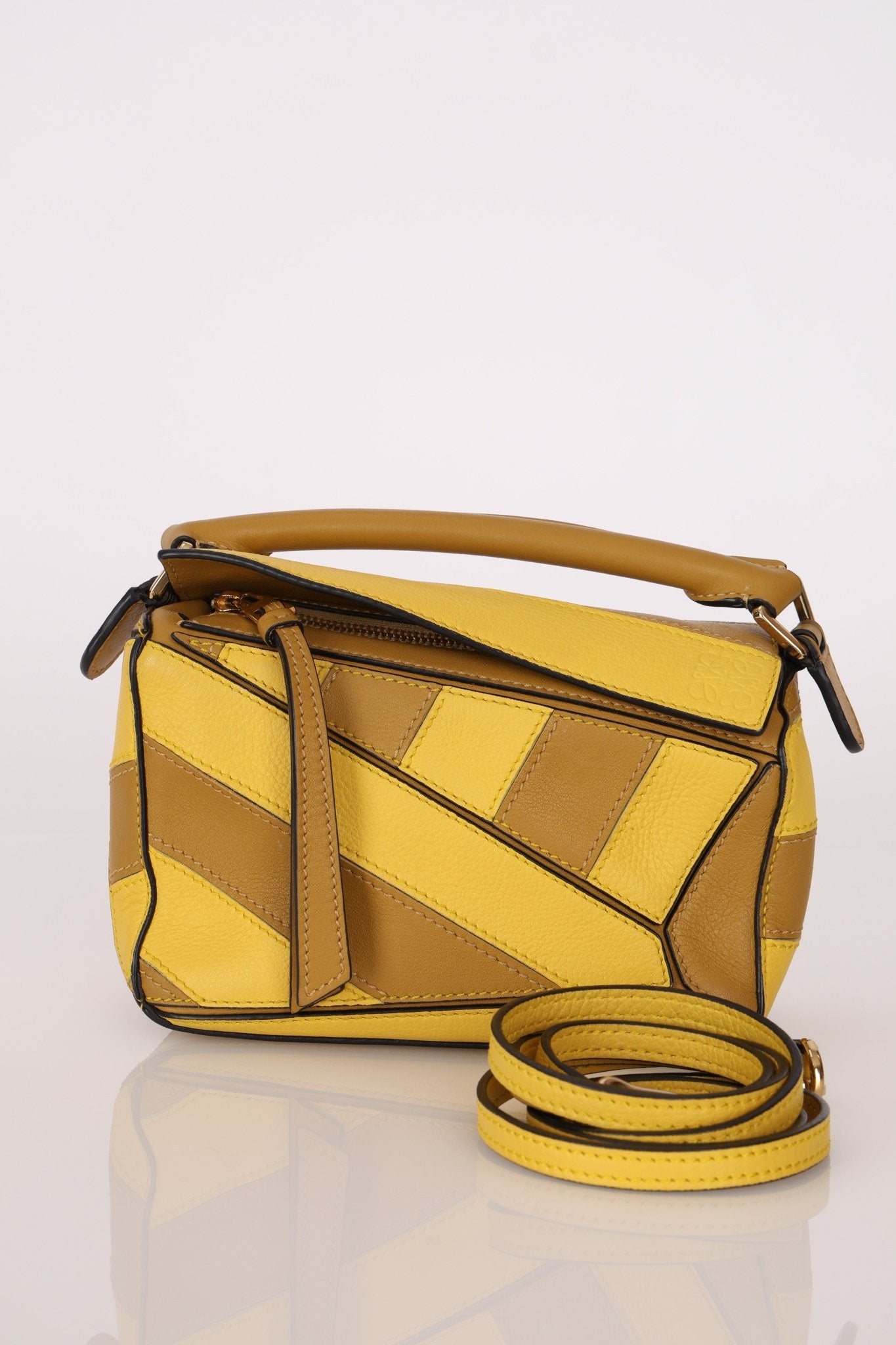 Limited Edition Loewe Rugby Stripe Yellow Ochre Mini Puzzle - FashioNica