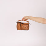 Limited Edition Loewe Tan Watersnake Mini Puzzle Bag - FashioNica