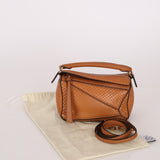 Limited Edition Loewe Tan Watersnake Mini Puzzle Bag - FashioNica