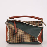 Limited Edition Loewe Tweed Calfksin Medium Puzzle - FashioNica