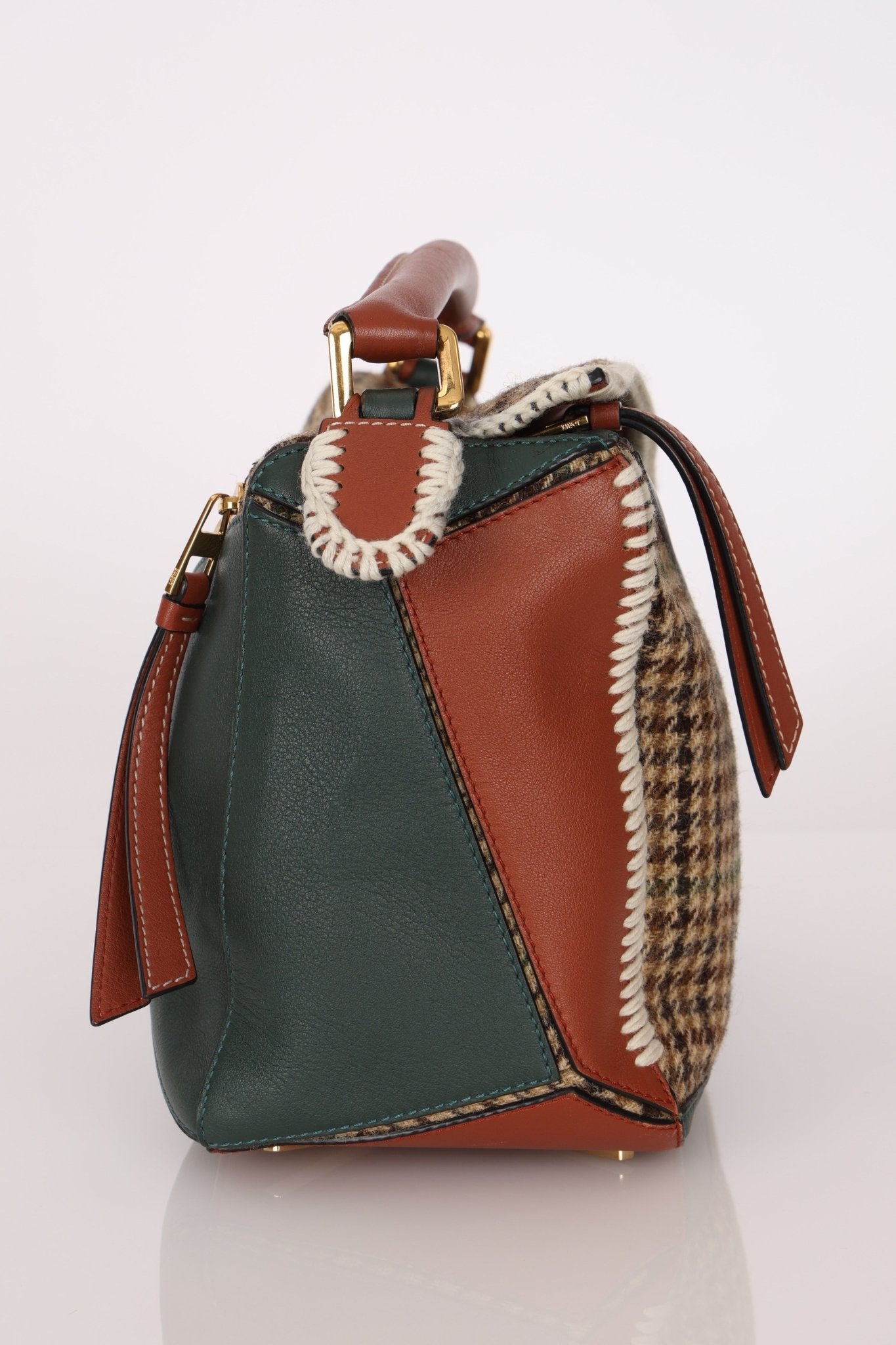 Limited Edition Loewe Tweed Calfksin Medium Puzzle - FashioNica