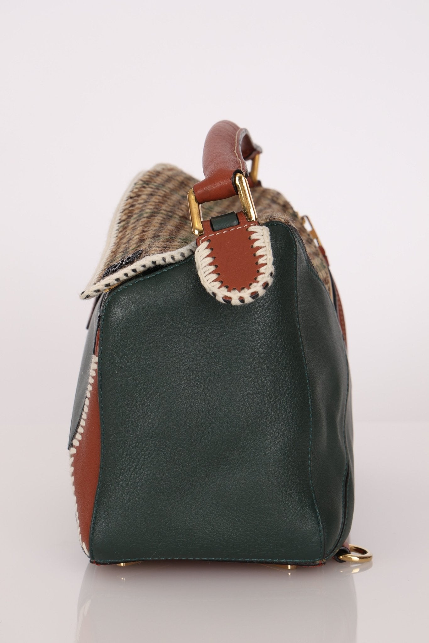 Limited Edition Loewe Tweed Calfksin Medium Puzzle - FashioNica