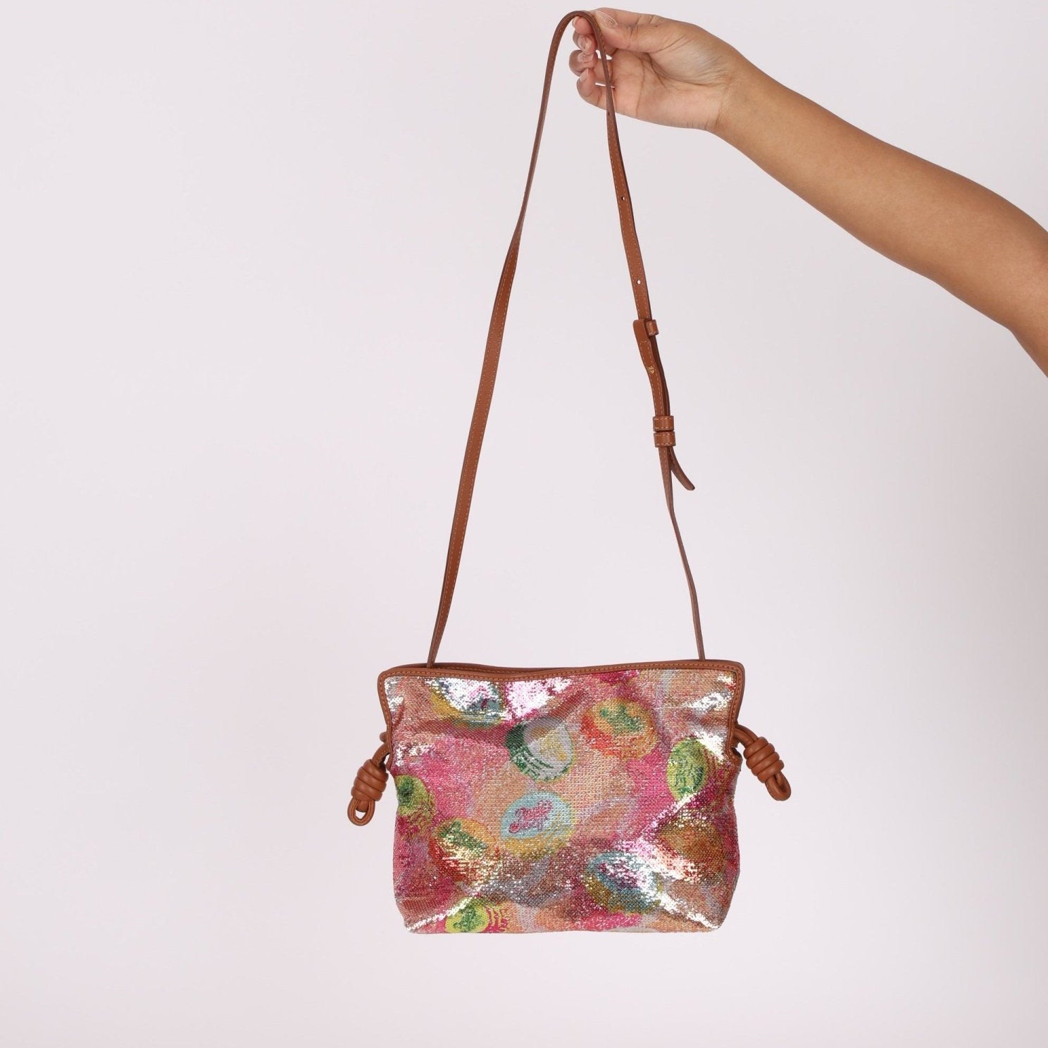 Limited Edition Loewe x Paula's Ibiza Sequin Mini Flamenco Clutch - FashioNica