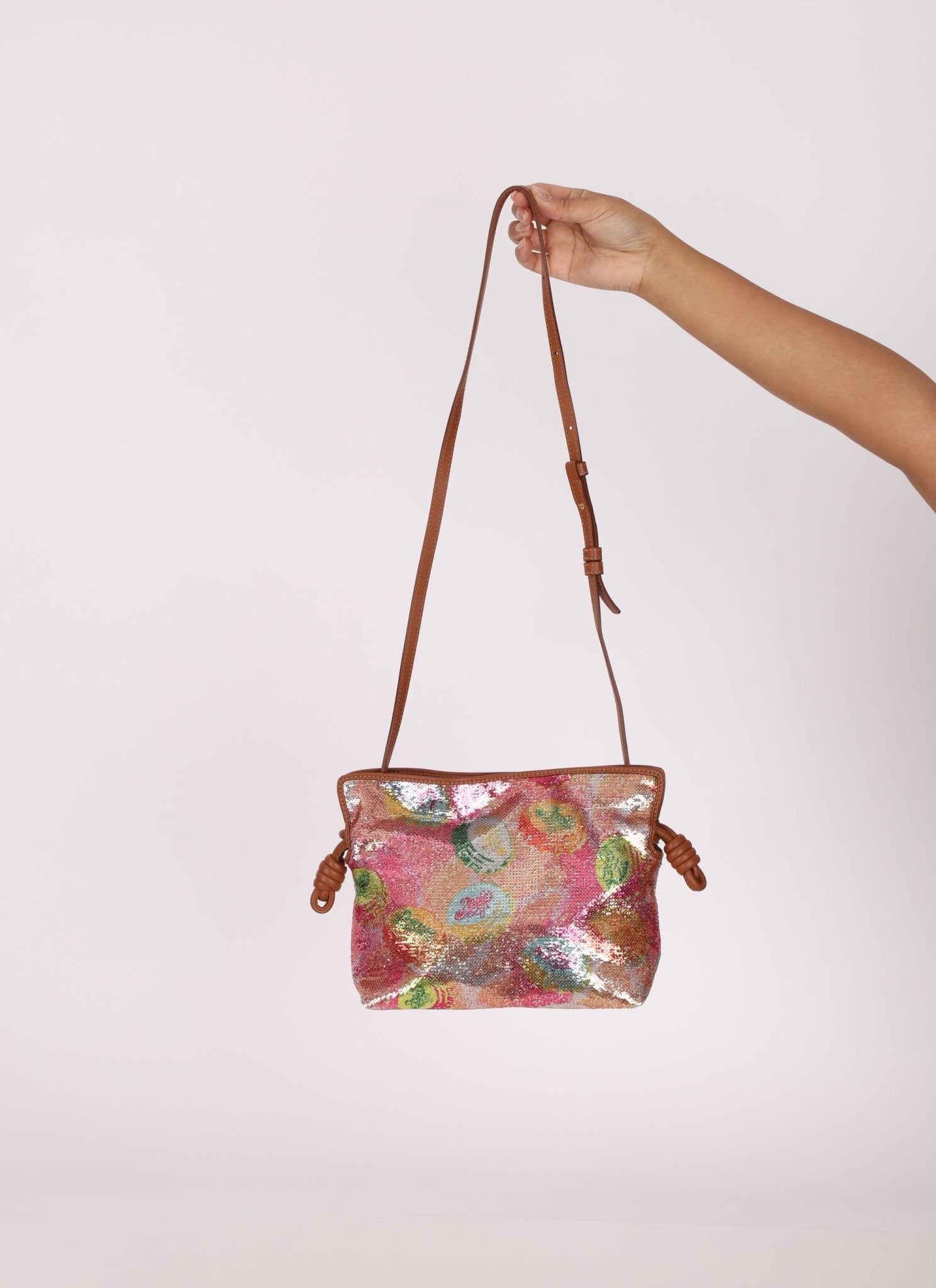 Limited Edition Loewe x Paula's Ibiza Sequin Mini Flamenco Clutch - FashioNica