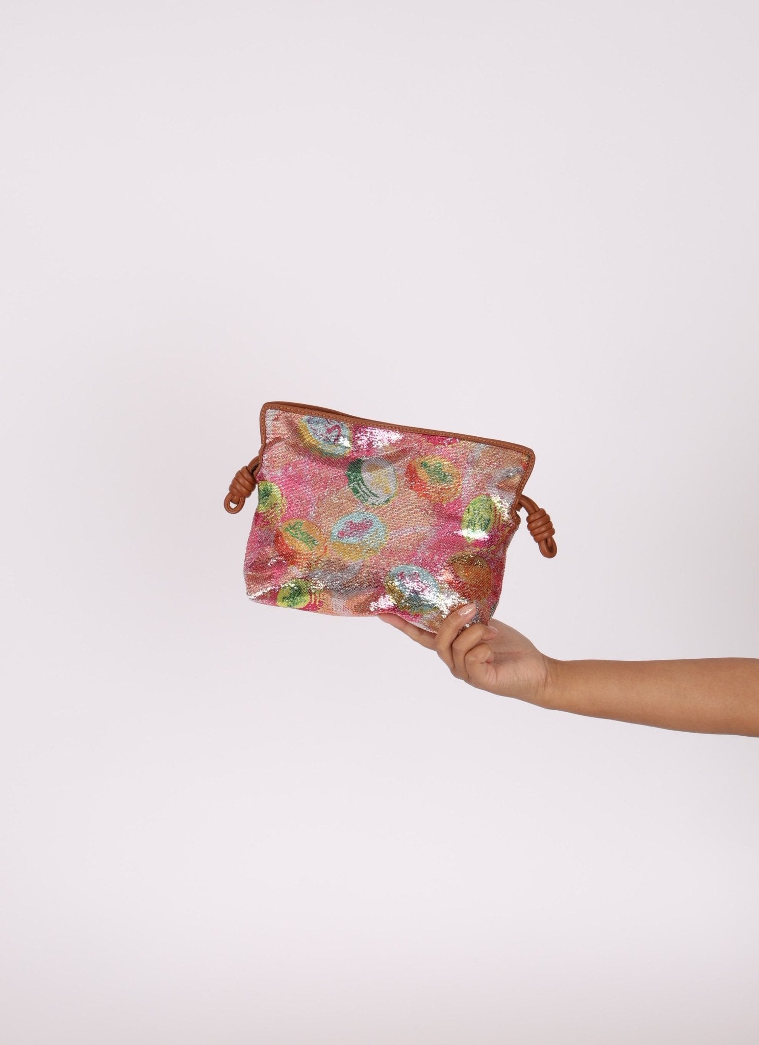 Limited Edition Loewe x Paula's Ibiza Sequin Mini Flamenco Clutch - FashioNica