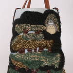 Limited Edition Loewe x Studio Ghibli My Neighbor Totoro Knitted Vertical Tote - FashioNica