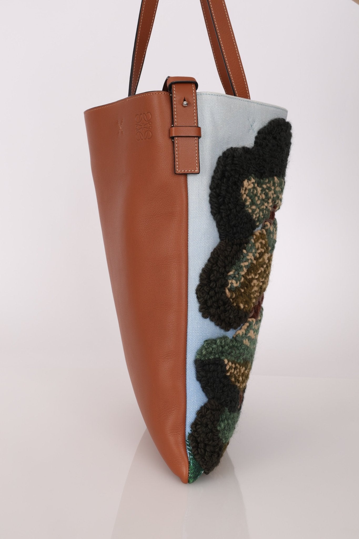 Limited Edition Loewe x Studio Ghibli My Neighbor Totoro Knitted Vertical Tote - FashioNica