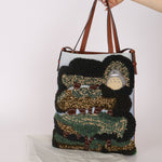 Limited Edition Loewe x Studio Ghibli My Neighbor Totoro Knitted Vertical Tote - FashioNica
