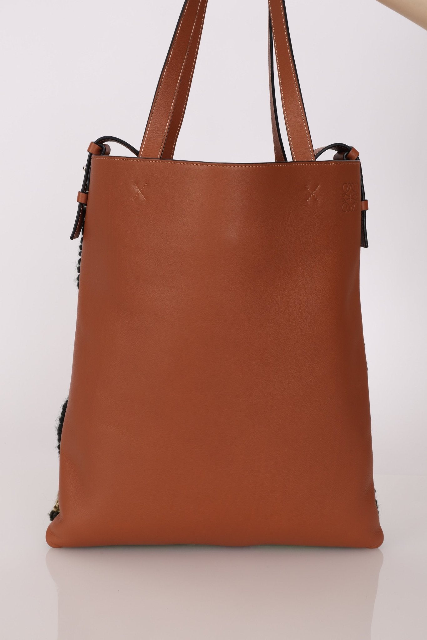 Limited Edition Loewe x Studio Ghibli My Neighbor Totoro Knitted Vertical Tote - FashioNica