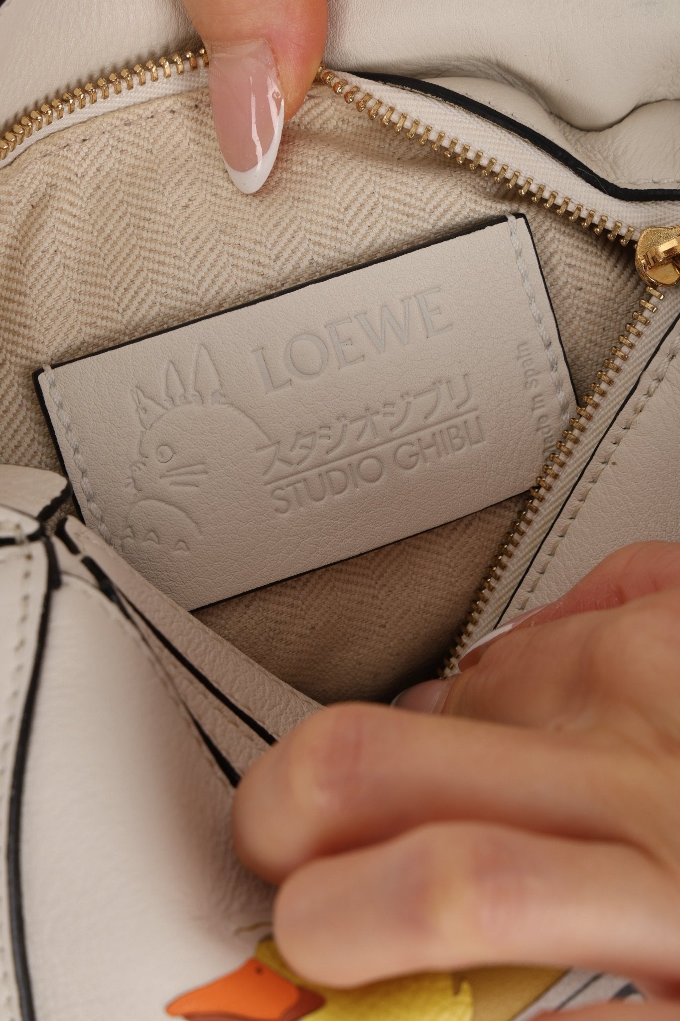 Limited Edition Loewe x Studio Ghibli Otori - Sama Mini Puzzle Bag - FashioNica