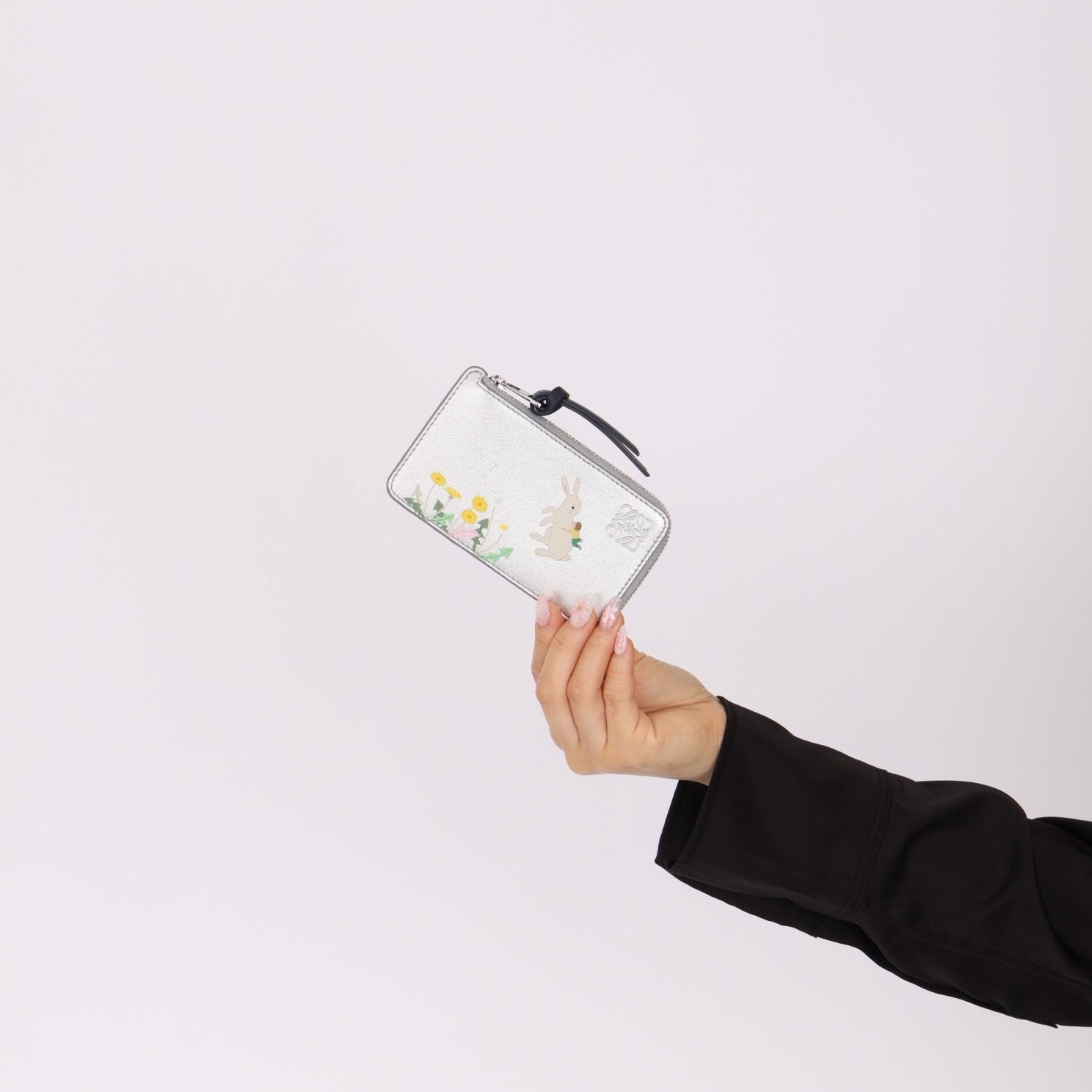 Limited Edition Loewe x Suna Fujita Leather Bunnies Card Holder - FashioNica