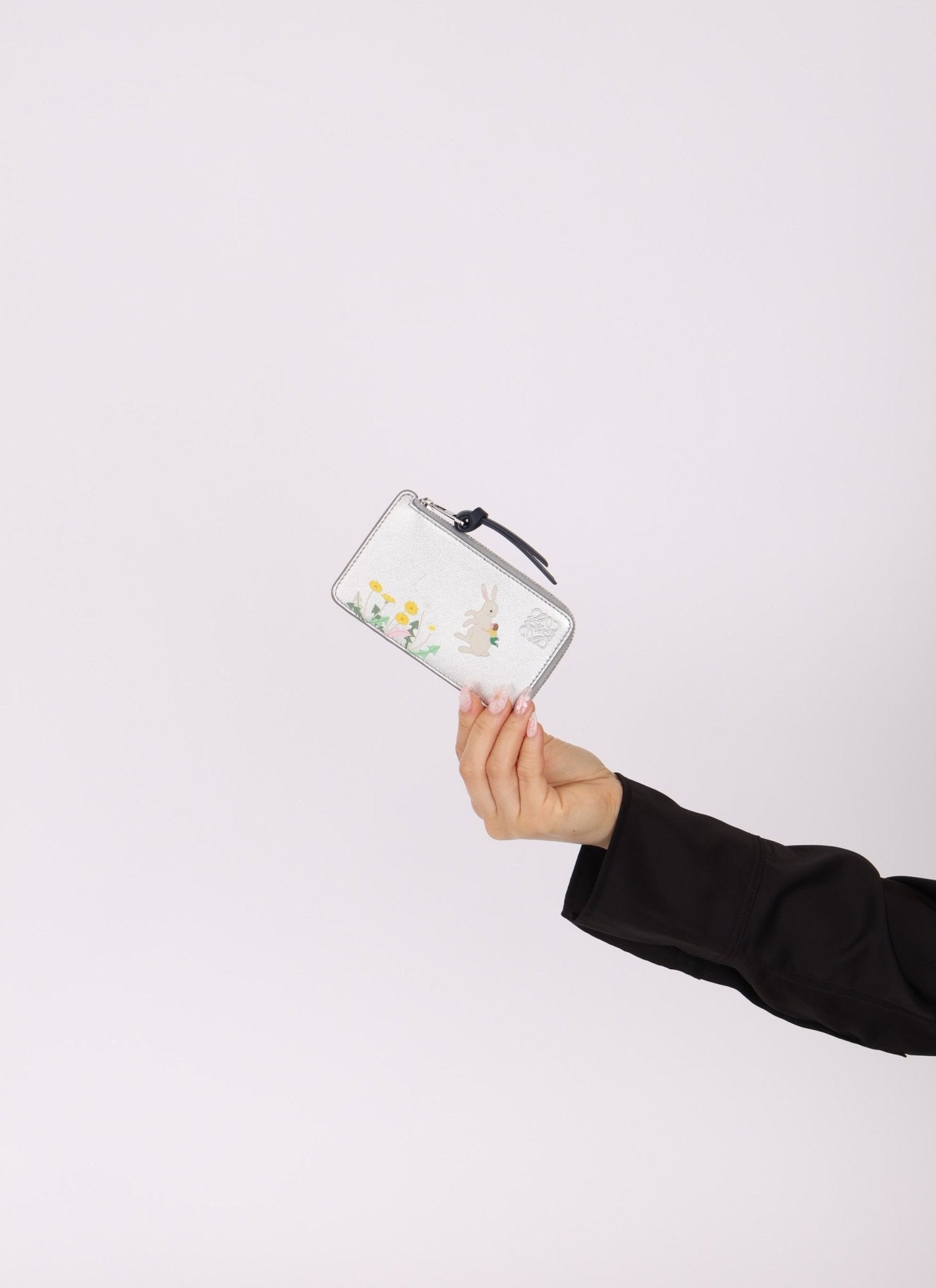 Limited Edition Loewe x Suna Fujita Leather Bunnies Card Holder - FashioNica