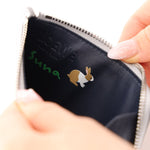 Limited Edition Loewe x Suna Fujita Leather Bunnies Card Holder - FashioNica