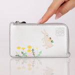 Limited Edition Loewe x Suna Fujita Leather Bunnies Card Holder - FashioNica