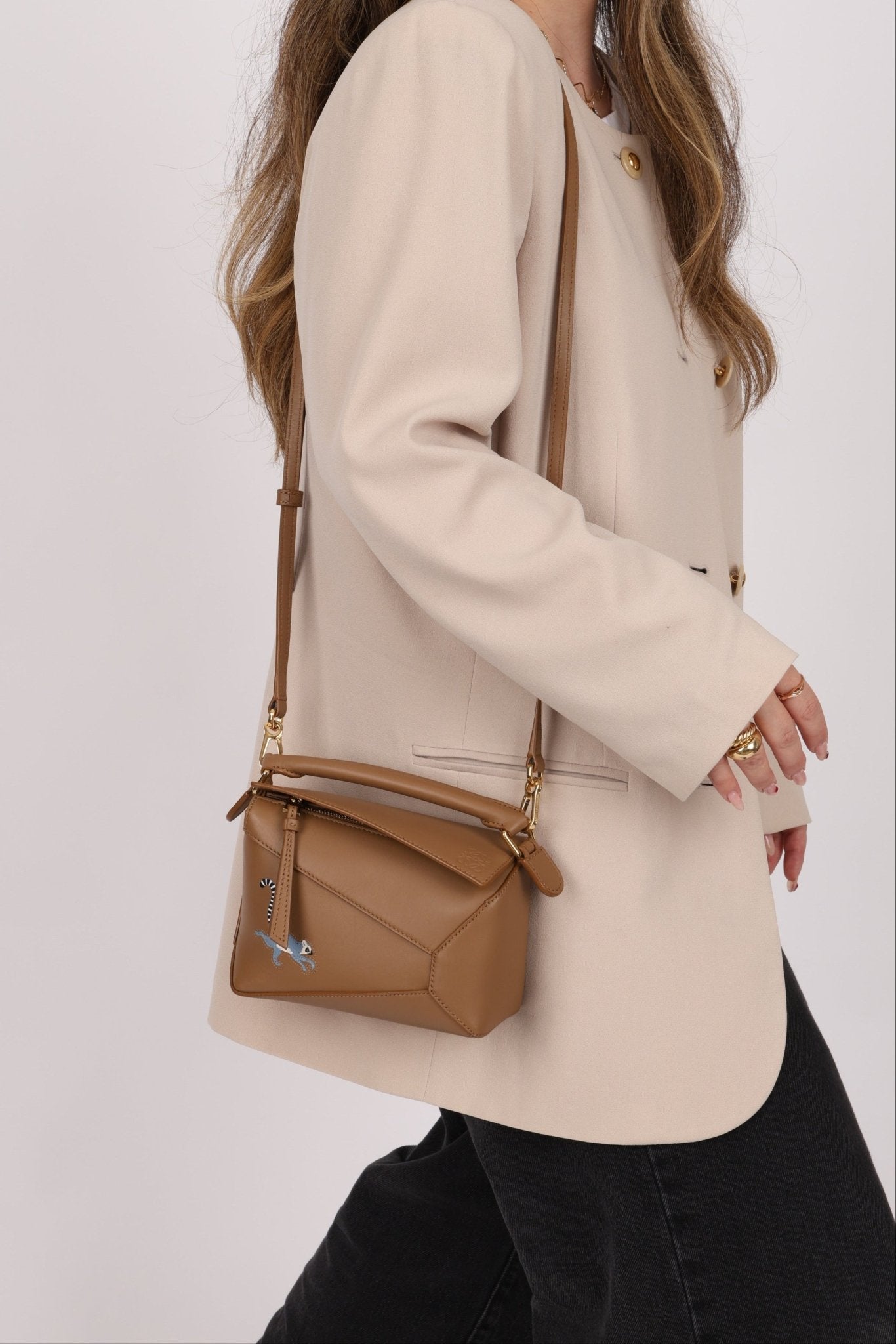 Limited Edition Loewe x Suna Fujita Lemur Mini Puzzle Edge - FashioNica